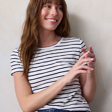 Women's LC Lauren Conrad Modal Short Sleeve Crewneck Tee