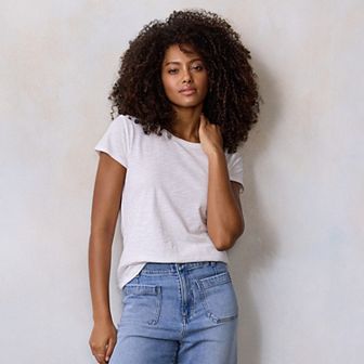 Women's LC Lauren Conrad Modal Short Sleeve Crewneck Tee