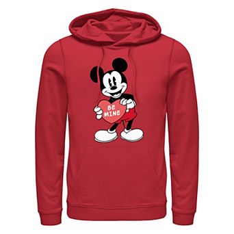 Disney's Mickey Mouse Be Mine Men's Graphic Hoodie