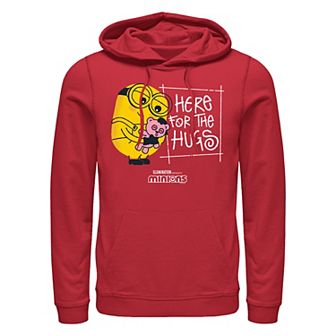 Men's Despicable Me Minions Here For The Hugs Graphic Hoodie