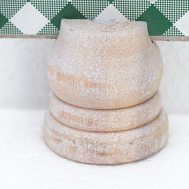 Parisloft 7.25" H Farmhouse Christmas Tree Shape Tabletop Decor