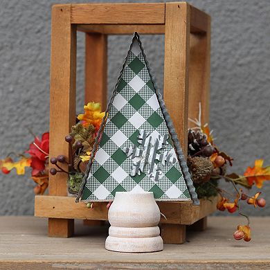 Parisloft 7.25" H Farmhouse Christmas Tree Shape Tabletop Decor