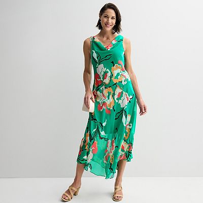 midi dress ditsy Chiara Idra Ditsy Midi Dress