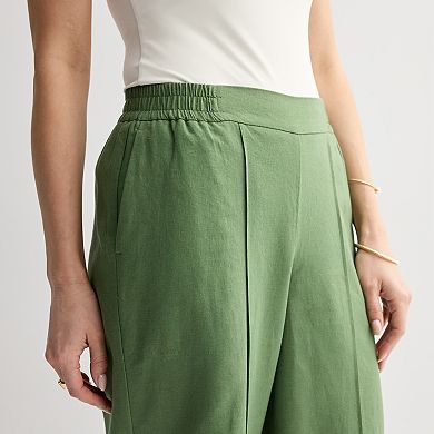 Women's Nine West Cropped Pintuck Pants