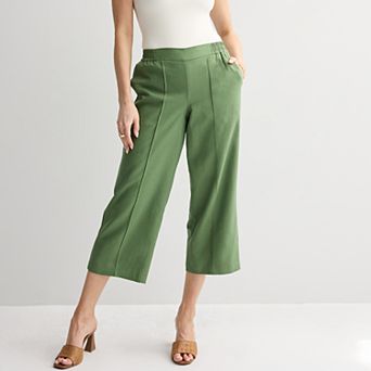 Women's Nine West Cropped Pintuck Pants