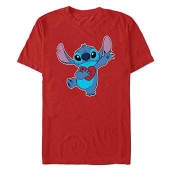 Disney's Lilo & Stitch Ohana Heart Men's Graphic Tee