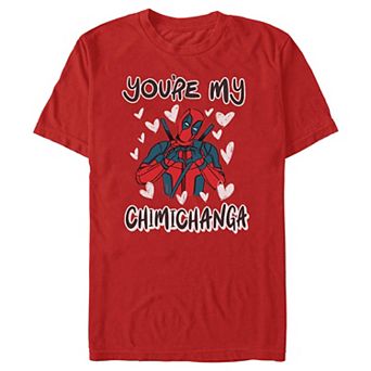 Men's Marvel Deadpool You're My Chimichanga Graphic Tee