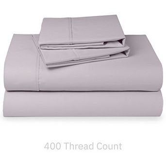 California Design Den Soft 400 Thread Count Deep Pocket Sheet Set - 100% Cotton Sateen