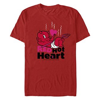 Men's Hot Stuff Red Hot Heart Graphic Tee