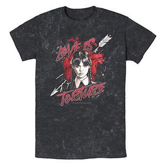 Men's Wednesday Love Is Torture Graphic Tee