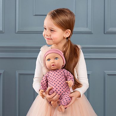Battat LullaBaby Purple Hearts Pajama Baby Doll