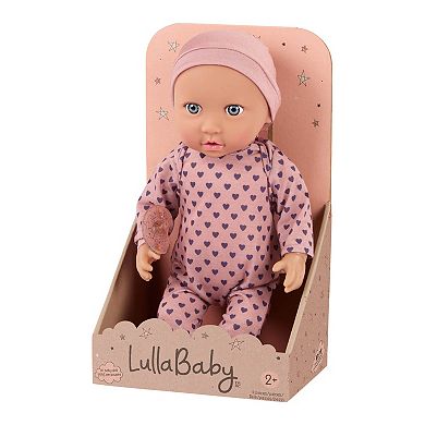 Battat LullaBaby Purple Hearts Pajama Baby Doll