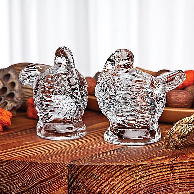 Godinger Silver Harvest Turkey Salt and Pepper Shaker Set