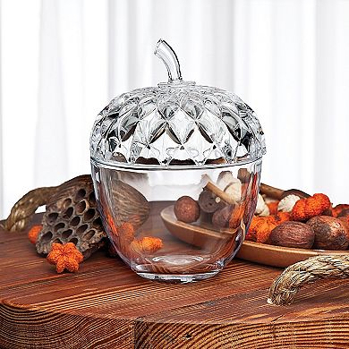 Godinger Silver Harvest Acorn Jar