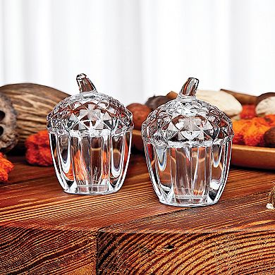 Godinger Silver Harvest Acorn Salt & Pepper Shaker Set