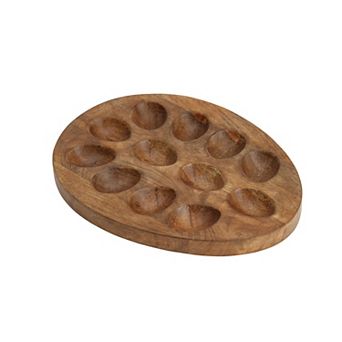 Godinger Silver Ashley Reversible Oval Egg Tray & Cutting Board