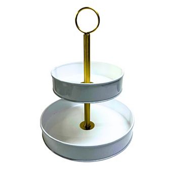 Godinger Silver Havana Two Tiered Serving Stand