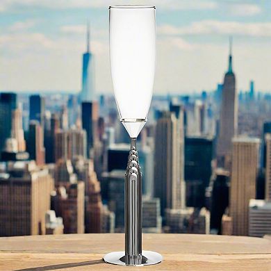 Godinger Silver Landmark Chrysler Martini Glass