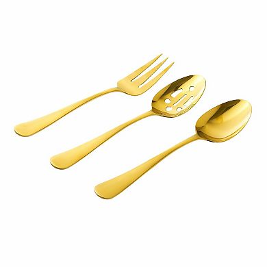 Godinger Silver Masa Mirrored Gold 3-Piece Serving Set