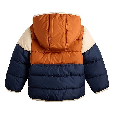 Baby & Toddler Boy Jumping Beans® Color Block Puffer Jacket