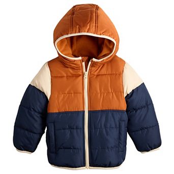 Baby & Toddler Boy Jumping Beans® Color Block Puffer Jacket