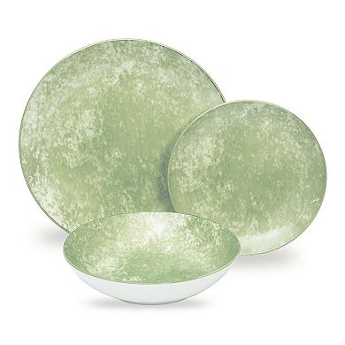 Godinger Silver Wingate Blue Porcelain 12-Piece Dinnerware Set, Service for 4