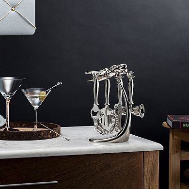 Godinger Silver Airplane 5-Piece Bar Tool Set