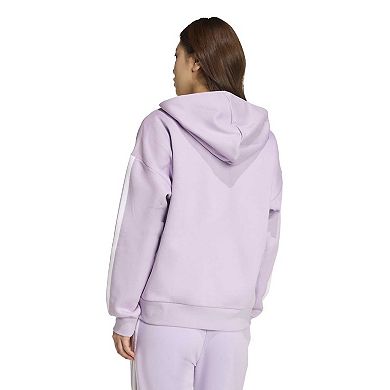 Women's adidas 3-Stripes Fleece Full-Zip Hoodie