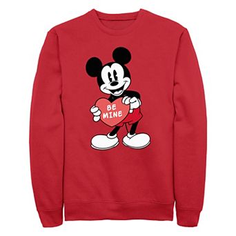 Disney's Mickey Mouse Be Mine Card Men's Graphic Fleece
