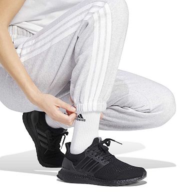 Women’s adidas Essentials 3-Stripes Fleece Loose Sportswear Pants