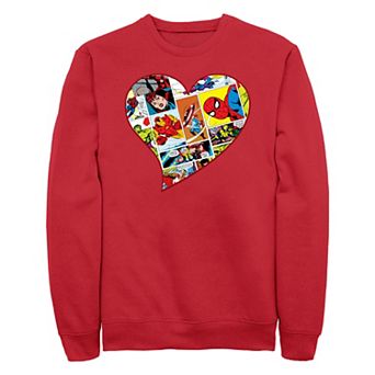 Men's Marvel Comics Heart Graphic Fleece