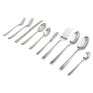 Godinger Silver Wayland Matte 18/10 Stainless Steel 45-Piece Flatware Set, Service for 8