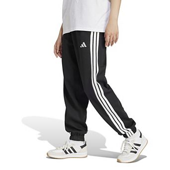 Women's adidas 3-Stripes Fleece Loose Sportswear Pants