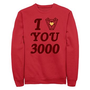 Men's Marvel Iron Man I Love You 3000 Graphic Fleece
