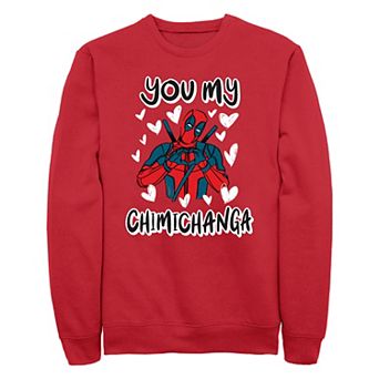 Men's Marvel Deadpool You My Chimichanga Graphic Fleece