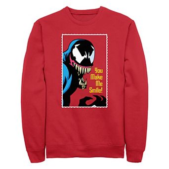 Men's Marvel Spider-Man Venom You Make Me Smile Graphic Fleece