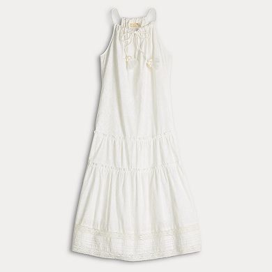 Women's Farmers Market Halter Tiered Dress