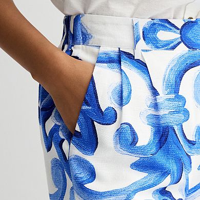 Women's Farmers Market Printed Trouser Shorts