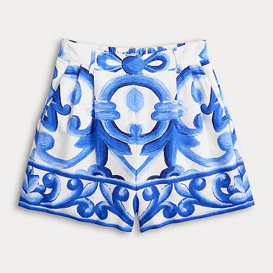 Women's Farmers Market Printed Trouser Shorts