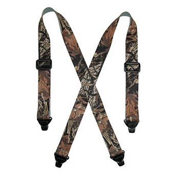 Men's Elastic Tsa Compliant Camouflage Suspenders
