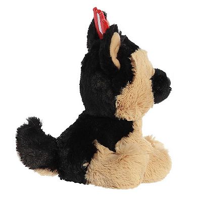 Aurora - Small Brown Love On The Mind - 6" XOXO German Shepherd - Heartwarming Stuffed Animal