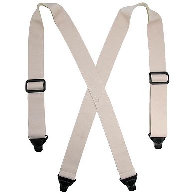 CTM Men's Elastic Undergarment TSA Compliant Suspenders (Tall Available)