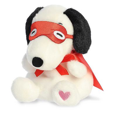 Aurora - Mini White Peanuts - Palm Pals 5" Snoopy Kissing Bandit - Timeless Stuffed Animal
