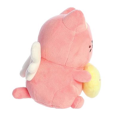 Aurora - Small Dark Pink Tasty Peach - 7" Candy Heart Meowchi - Enchanting Stuffed Animal