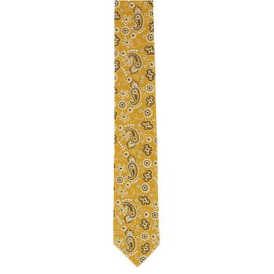 CTM Men's Cotton Bandana Print Tie