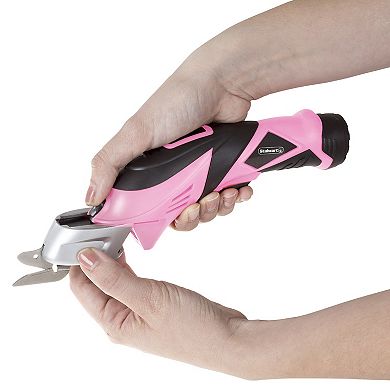 Stalwart 3.6v Cordless Electric Scissors, Pink