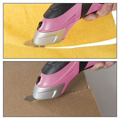 Stalwart 3.6v Cordless Electric Scissors, Pink