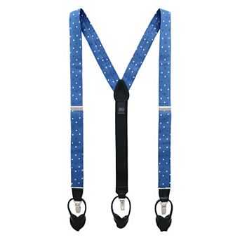 Men's Polka Dot Convertible Suspenders