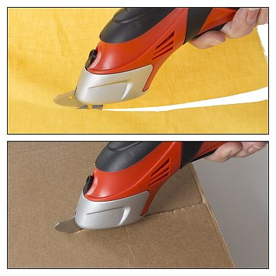 Cordless Electric Scissors 3.6v By Stalwart, Red