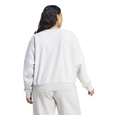 Plus Size adidas Essentials Feel Cozy Small Logo Sweatshirt
